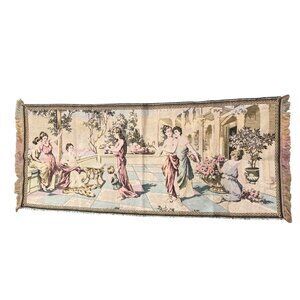 Antique Vesuvius Pompei Tapestry